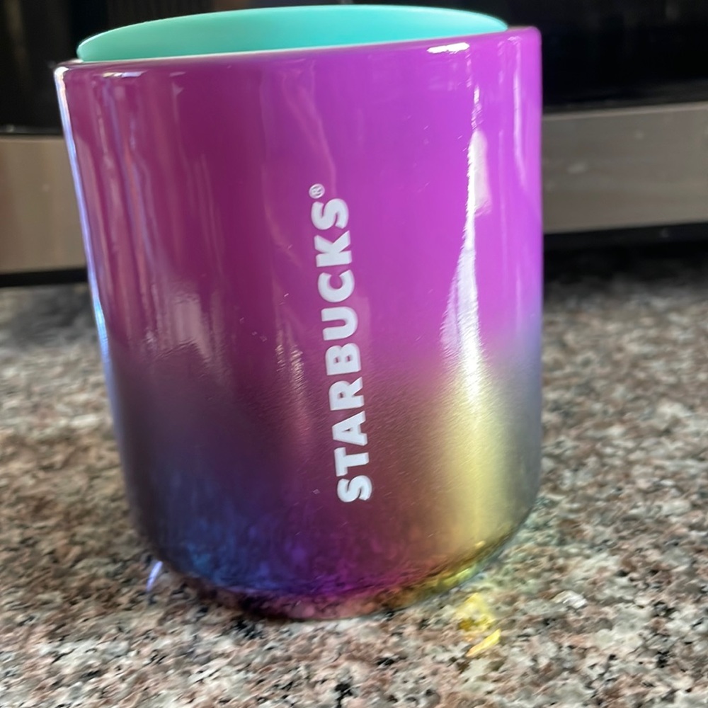 Starbucks handless mug with lid